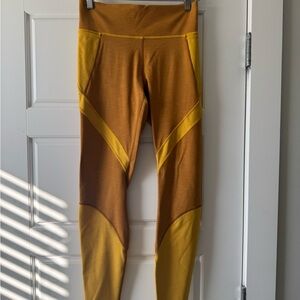 Lululemon Mustard and Amber Leggings- 8